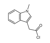 1-methylindole-3-acetic acid chloride Structure