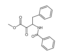 3-Benzoylamino-2-oxo-4-phenyl-butyric acid methyl ester结构式