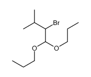 2-bromo-3-methyl-1,1-dipropoxybutane Structure