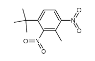 1-tert-butyl-3-methyl-2,4-dinitro-benzene结构式