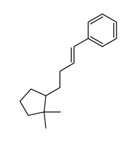 (E)-(4-(2,2-dimethylcyclopentyl)but-1-en-1-yl)benzene Structure