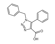 1-benzyl-5-phenyltriazole-4-carboxylic acid结构式