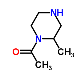 1-(2-Methyl-1-piperazinyl)ethanone Structure