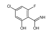 4-chloro-2-fluoro-6-hydroxybenzamide结构式