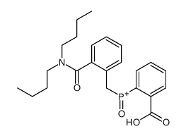 (2-carboxyphenyl)-[[2-(dibutylcarbamoyl)phenyl]methyl]-oxophosphanium结构式