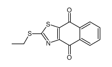 2-ethylsulfanylbenzo[f][1,3]benzothiazole-4,9-dione Structure