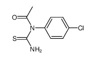 Acetamide,N-(aminothioxomethyl)-N-(4-chlorophenyl)-结构式