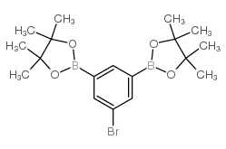 2,2'-(5-Bromo-1,3-phenylene)bis(4,4,5,5-tetramethyl-1,3,2-dioxaborolane) Structure