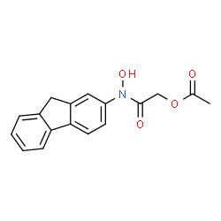 2-(Acetyloxy)-N-(9H-fluoren-2-yl)-N-hydroxyacetamide结构式