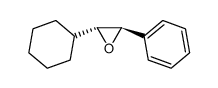 trans-1-Cyclohexyl-2-phenyloxirane结构式