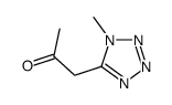 1-(1-methyltetrazol-5-yl)propan-2-one结构式