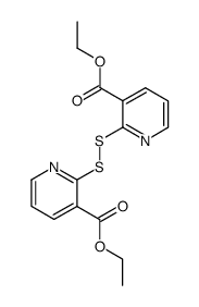 2,2'-dithiobis(ethyl 3-pyridinecarboxylate)结构式
