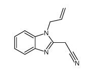 1H-Benzimidazole-2-acetonitrile,1-(2-propenyl)-(9CI) Structure