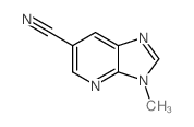3-甲基-3H-咪唑[4,5-b] 吡啶-6-腈结构式