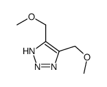 4,5-bis(methoxymethyl)-2H-triazole Structure