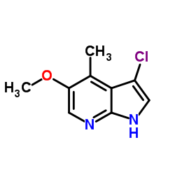 3-Chloro-5-Methoxy-4-Methyl-7-azaindole structure