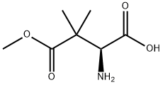 2-Amino-4-methoxy-3,3-dimethyl-4-oxobutanoic Acid Structure