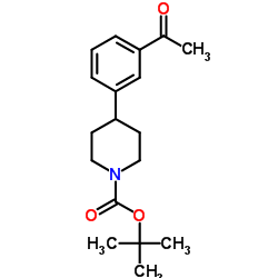 4-(3-乙酰基苯基)哌啶-1-甲酸叔丁酯图片