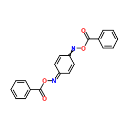 2,5-Cyclohexadiene-1,4-dione,1,4-bis(O-benzoyloxime) structure