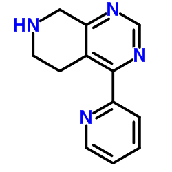 4-(2-Pyridinyl)-5,6,7,8-tetrahydropyrido[3,4-d]pyrimidine结构式