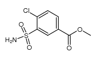 4-chloro-3-sulfamoylbenzoic acid methyl ester Structure