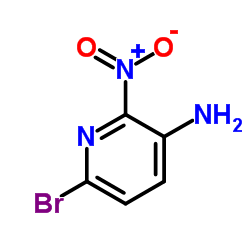 6-bromo-2-nitro-pyridin-3-amine structure