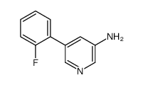5-(2-fluorophenyl)pyridin-3-amine结构式