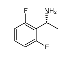 (R)-1-(2,6-二氟苯基)乙烷胺结构式