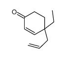 4-allyl-4-ethylcyclohex-2-enone结构式