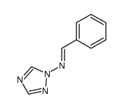 1-(Benzylideneamino)-1,2,4-triazole结构式