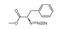 (R)-2-azido-3-phenylpropionic acid methyl ester结构式