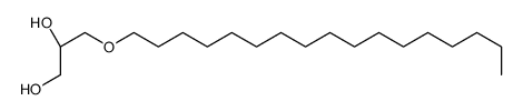 (2S)-3-heptadecoxypropane-1,2-diol结构式