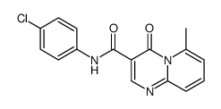 N-(4-chlorophenyl)-6-methyl-4-oxopyrido[1,2-a]pyrimidine-3-carboxamide Structure