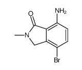 7-amino-4-bromo-2-Methylisoindolin-1-one结构式