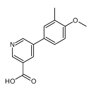 5-(4-methoxy-3-methylphenyl)pyridine-3-carboxylic acid Structure