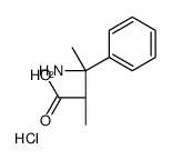 (2S,3S)-3-amino-2-methyl-3-phenylbutanoic acid,hydrochloride结构式