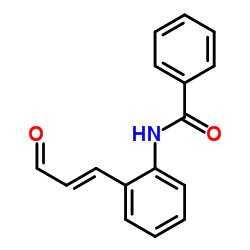 N-{2-[(1E)-3-Oxo-1-propen-1-yl]phenyl}benzamide Structure