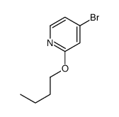 4-Bromo-2-butoxypyridine结构式