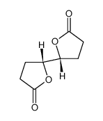 (R,R')-tetrahydro(2,2'-bifuran)-5,5'(2H,2'H)-dione Structure