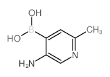 2-Methyl-5-Aminopyridine-4-boronic acid structure