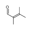 2,3-dimethylbut-2-enal结构式