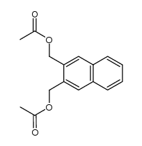 2,3-bis-acetoxymethyl-naphthalene结构式
