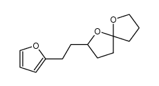 2-(2-[2]furyl-ethyl)-1,6-dioxa-spiro[4.4]nonane Structure
