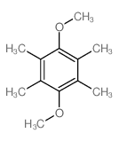 1,4-dimethoxy-2,3,5,6-tetramethylbenzene结构式