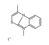 1,4-dimethyl-[1,3]thiazolo[3,2-a]benzimidazol-4-ium,iodide结构式