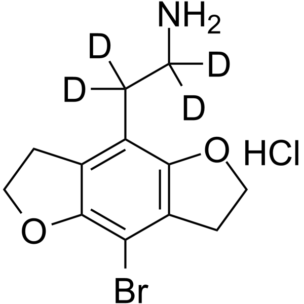 2C-B-FLY-d4 hydrochloride结构式