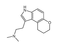 N,N-dimethyl-2-(3,7,8,9-tetrahydropyrano[3,2-e]indol-1-yl)ethanamine Structure