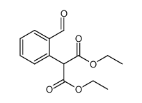 diethyl 2-(2-formylphenyl)malonate Structure