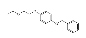 1-((4-(2-isopropyloxyethoxy)phenoxy)methyl)benzene Structure