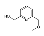 [6-(Methoxymethyl)-2-pyridinyl]methanol结构式